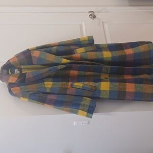 Ava & Viv Colorful Plaid Jacket